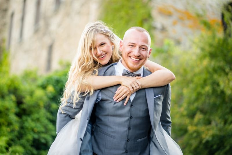 Nelli and Robert together by the Adriatic Sea